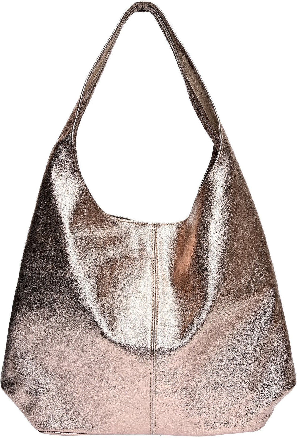 Luisa Vannini Bronze-Lederhandtasche