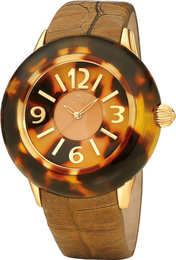 Damenuhr Folli Follie WF8G034SSB_BROWN (Ø 45 mm)