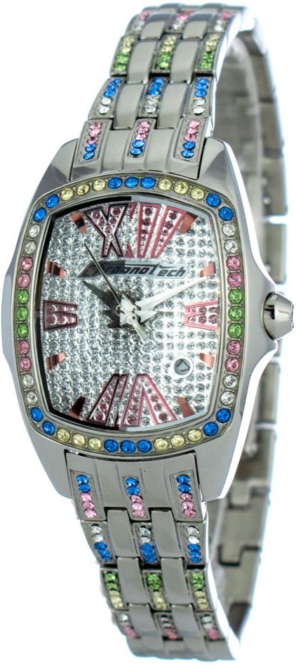 7930ls53mac Buntes Kristall-Armbanduhr