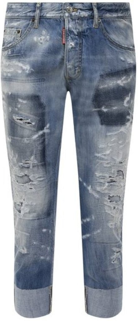 Dsquared2 Sailor Jean Blue Reinforced Ripped Jeans