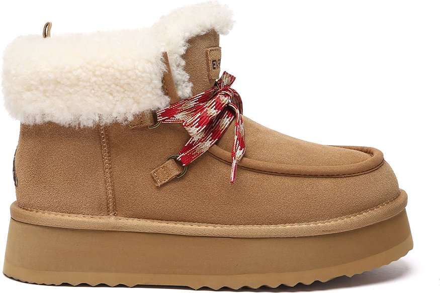 EVER AU Australien Damen Lapwing Knöcheluppen-Plattformstiefel