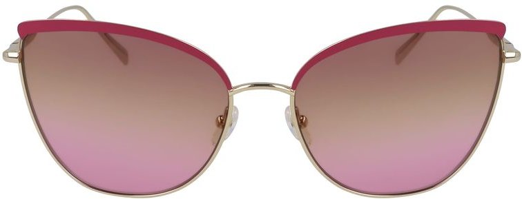 Lo600s Cateye Sonnenbrille mit Pinkem Farbverlauf