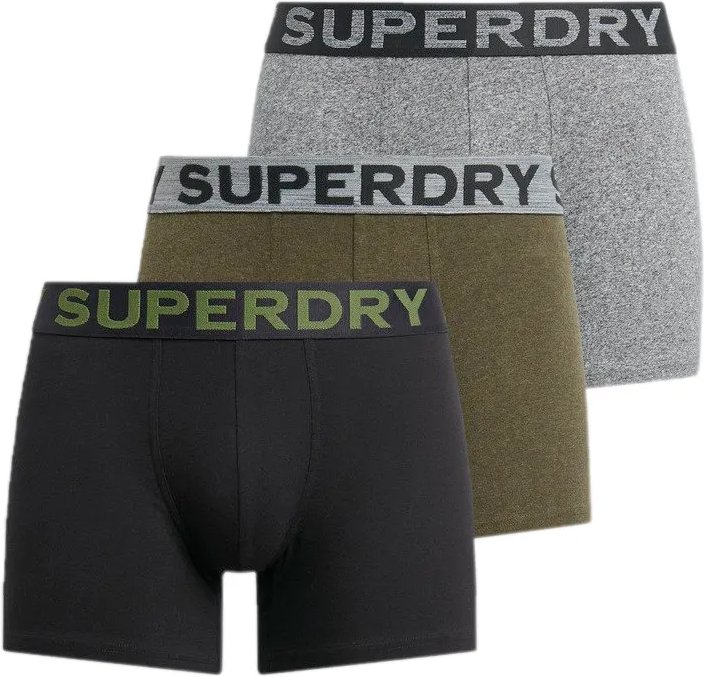 Boxer Superdry Homme Pack x3 essential
