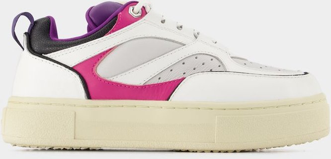 Sidney Sneakers aus weißem Leder