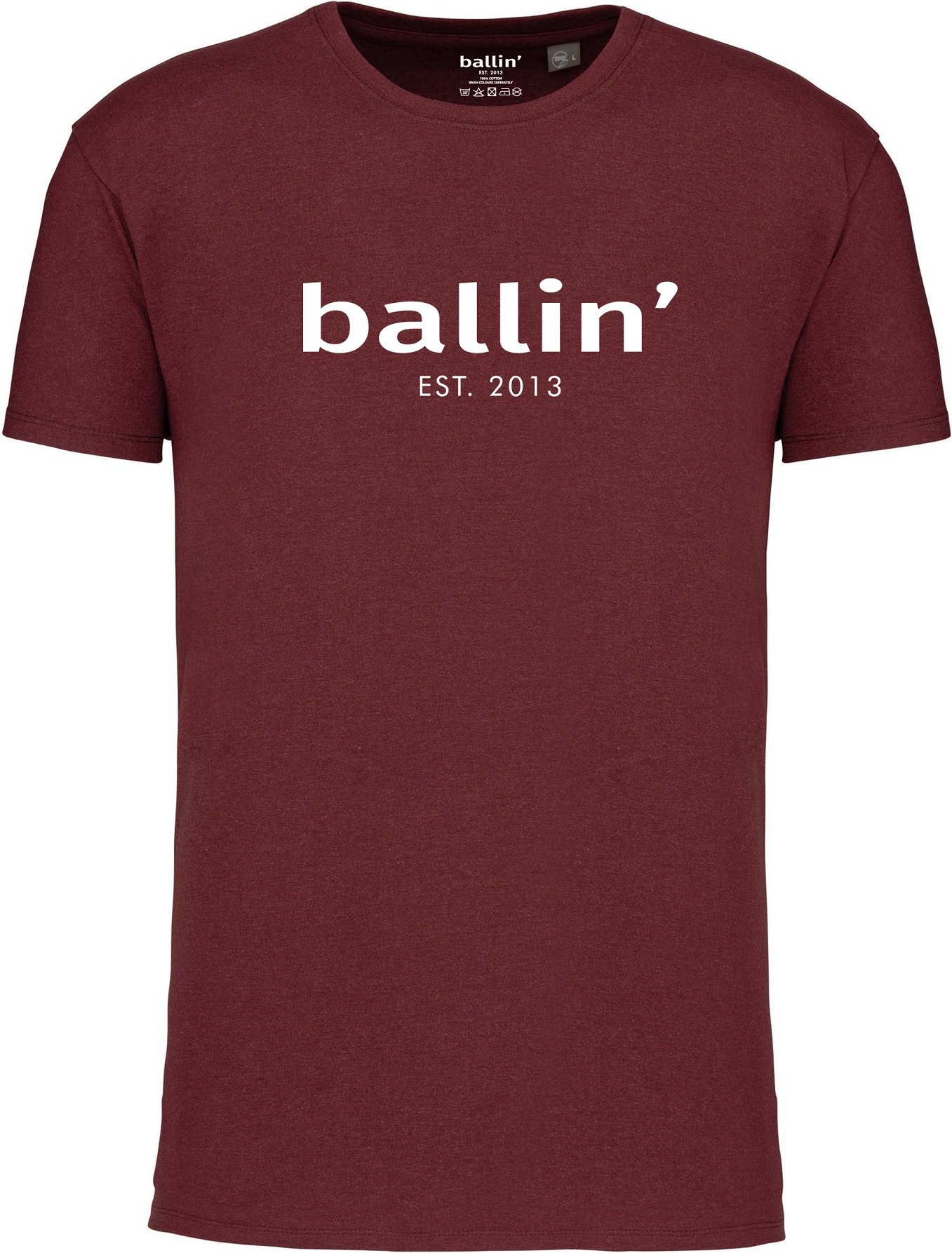Regular Fit Shirt von Ballin Est. 2013 in der farbe Rot und in größe M.