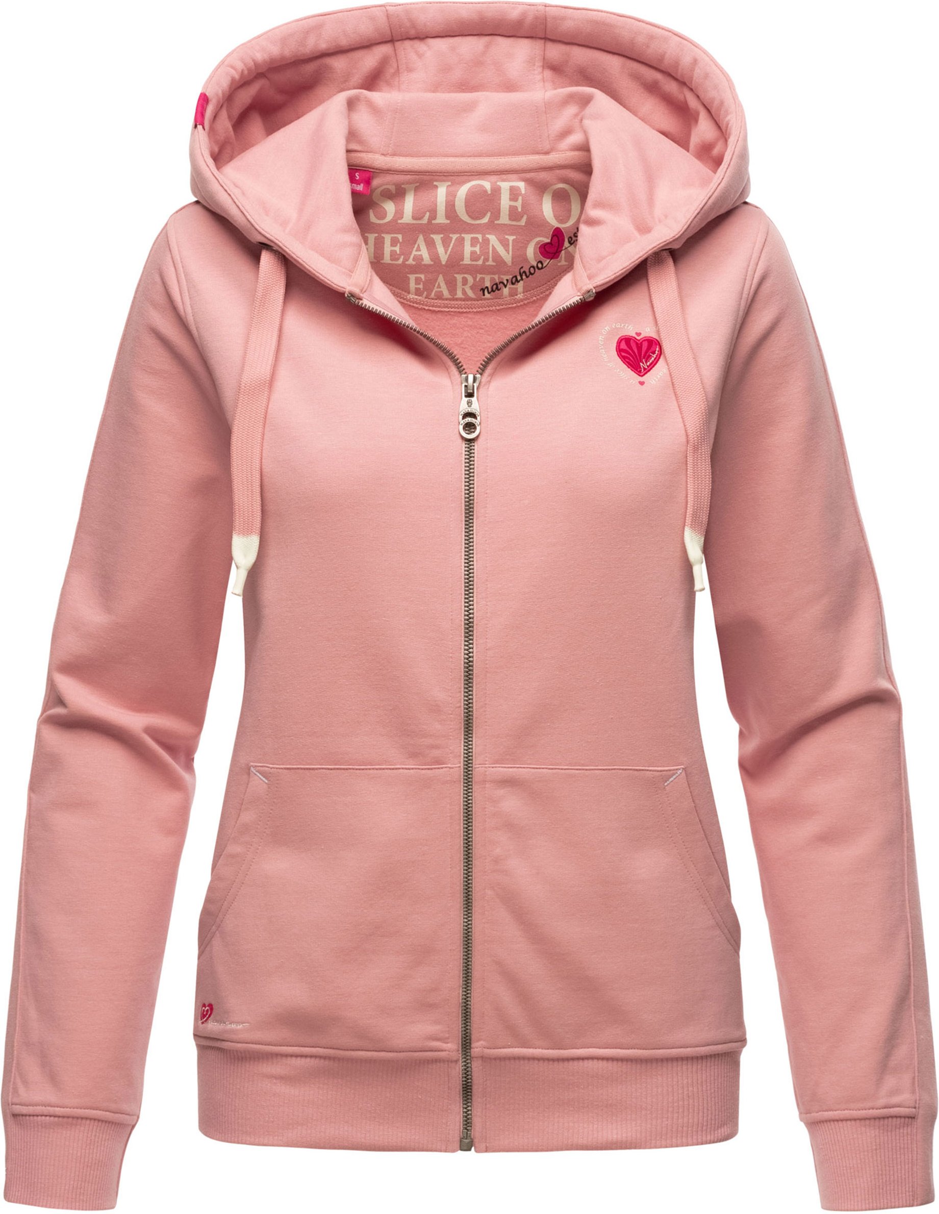 Navahoo Damen Sweatjacke Cremetörtchen – Kuschelig & Stylisch