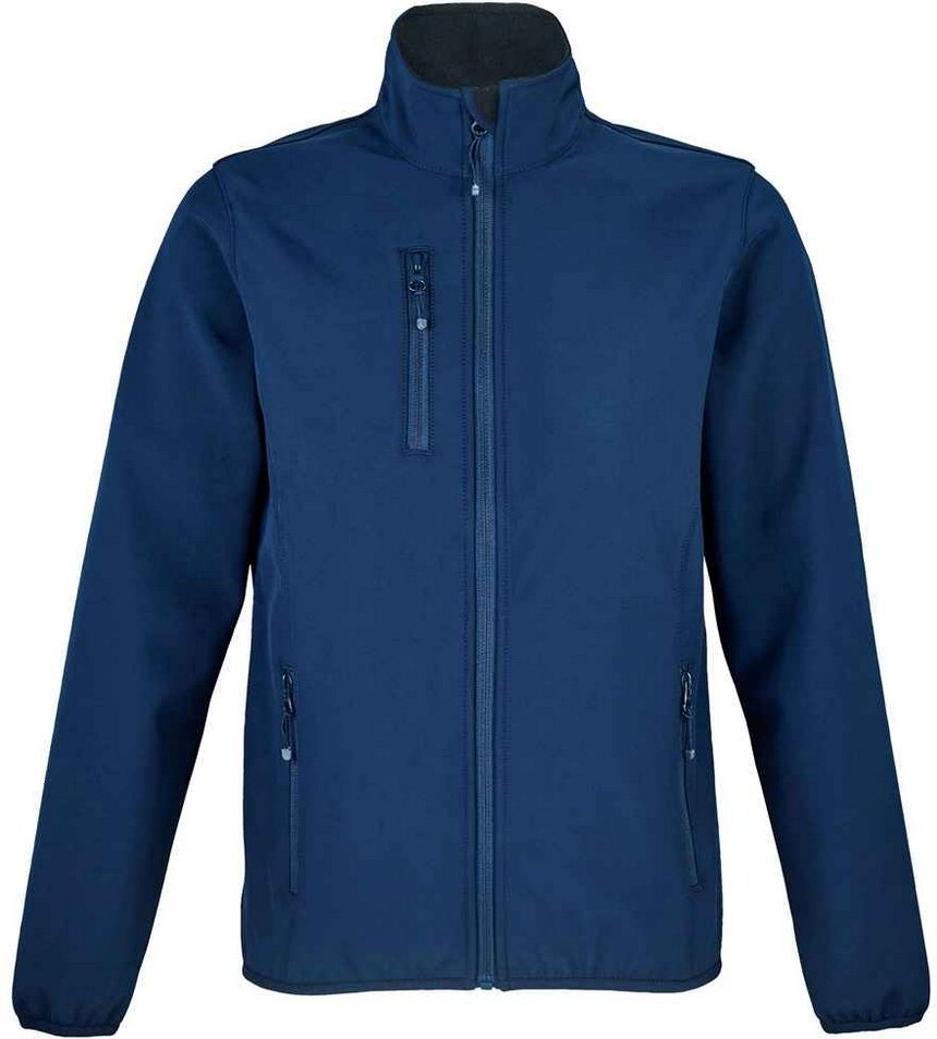 SOLS Womens/Ladies Falcon Softshell Recycled Soft Shell Jacket (Abyss Blue)
