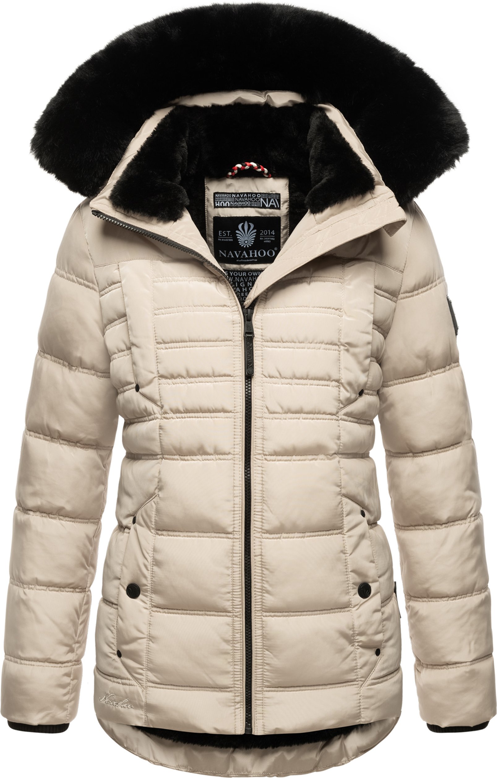 Thumbnail - Navahoo Lissandra Damen Winter Steppjacke – warm & edel