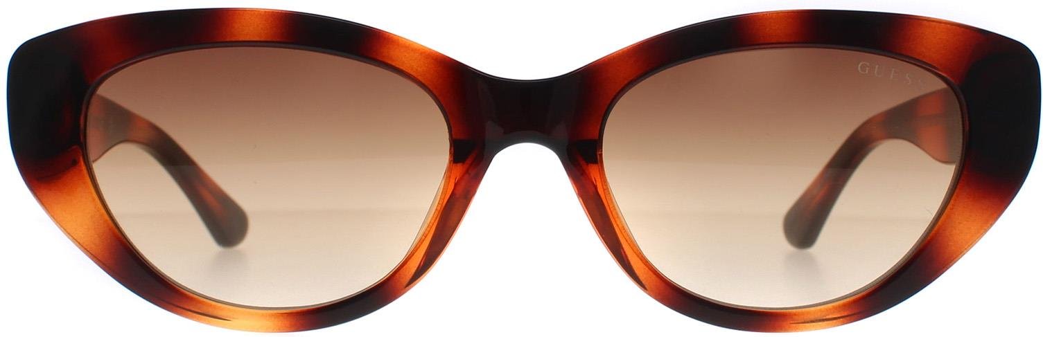 Guess Cat Eye Damen Blonde Havanna Braun Gradient GU7849