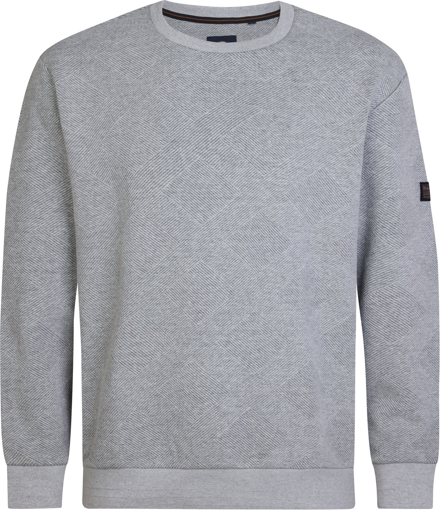 Petrol Industries - Lässige Sweater in Plus Size Leadville Herren - Grau