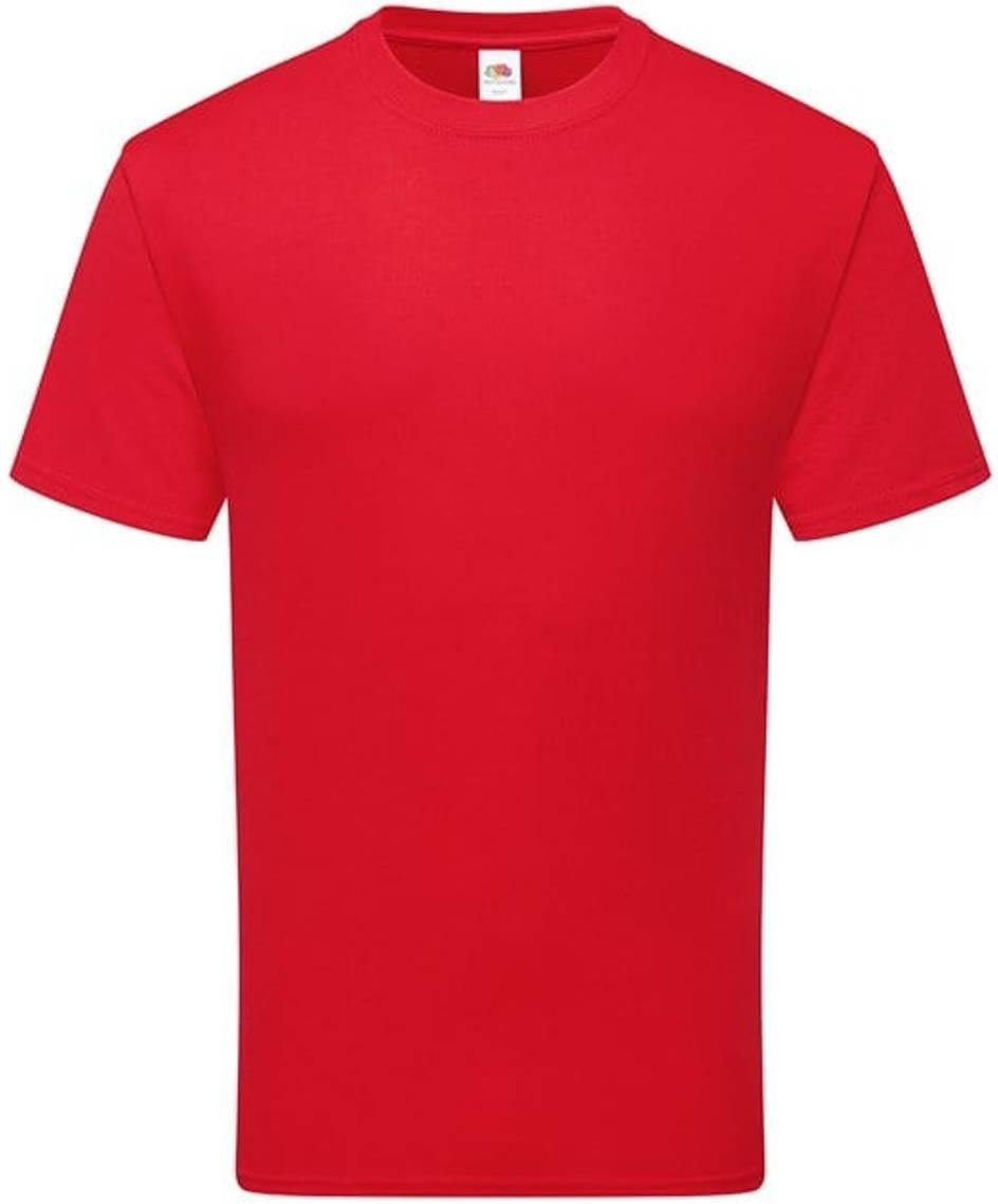 Fruit of the Loom - T-Shirt für Herren/Damen Unisex (Rot)