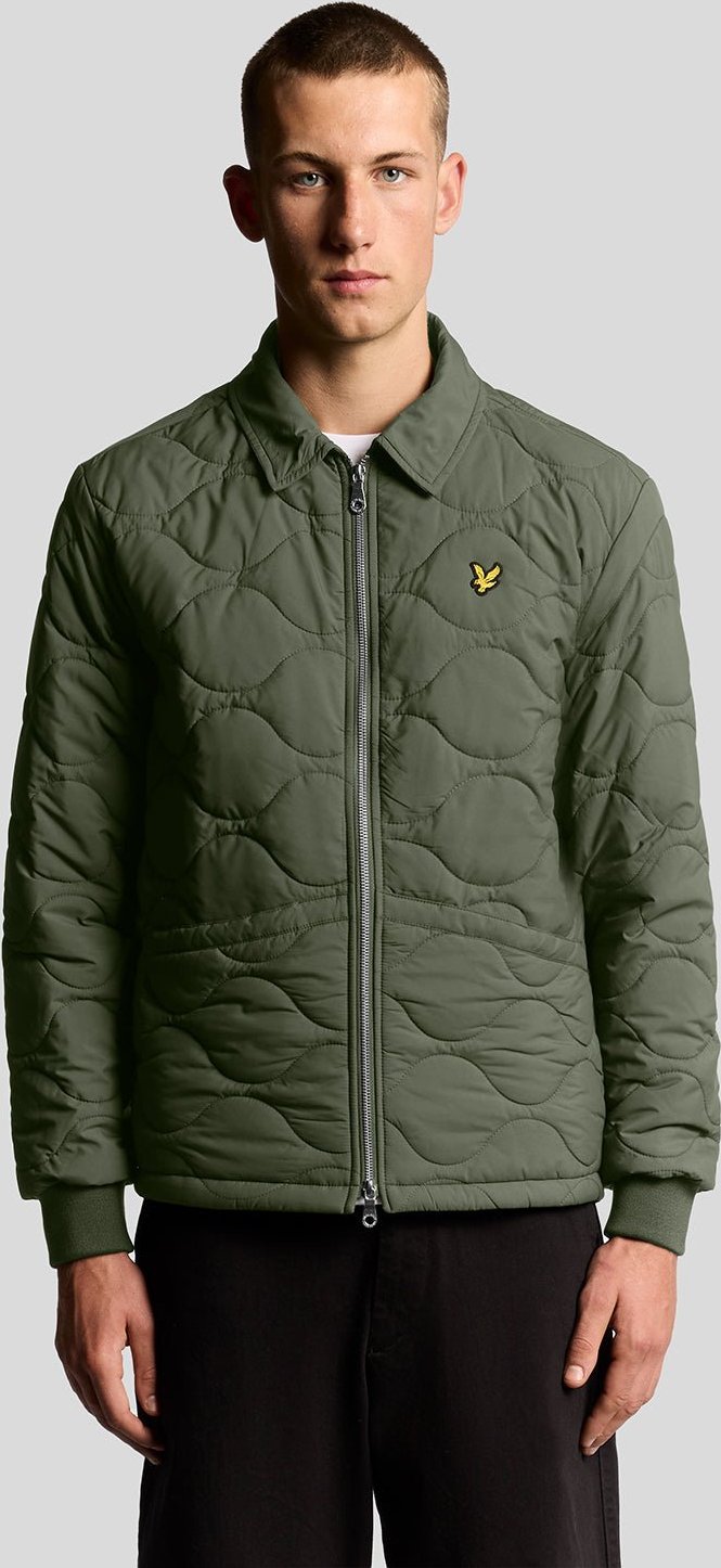 Lyle & Scott Wasserabweisende Ripstop-Steppjacke - Grün