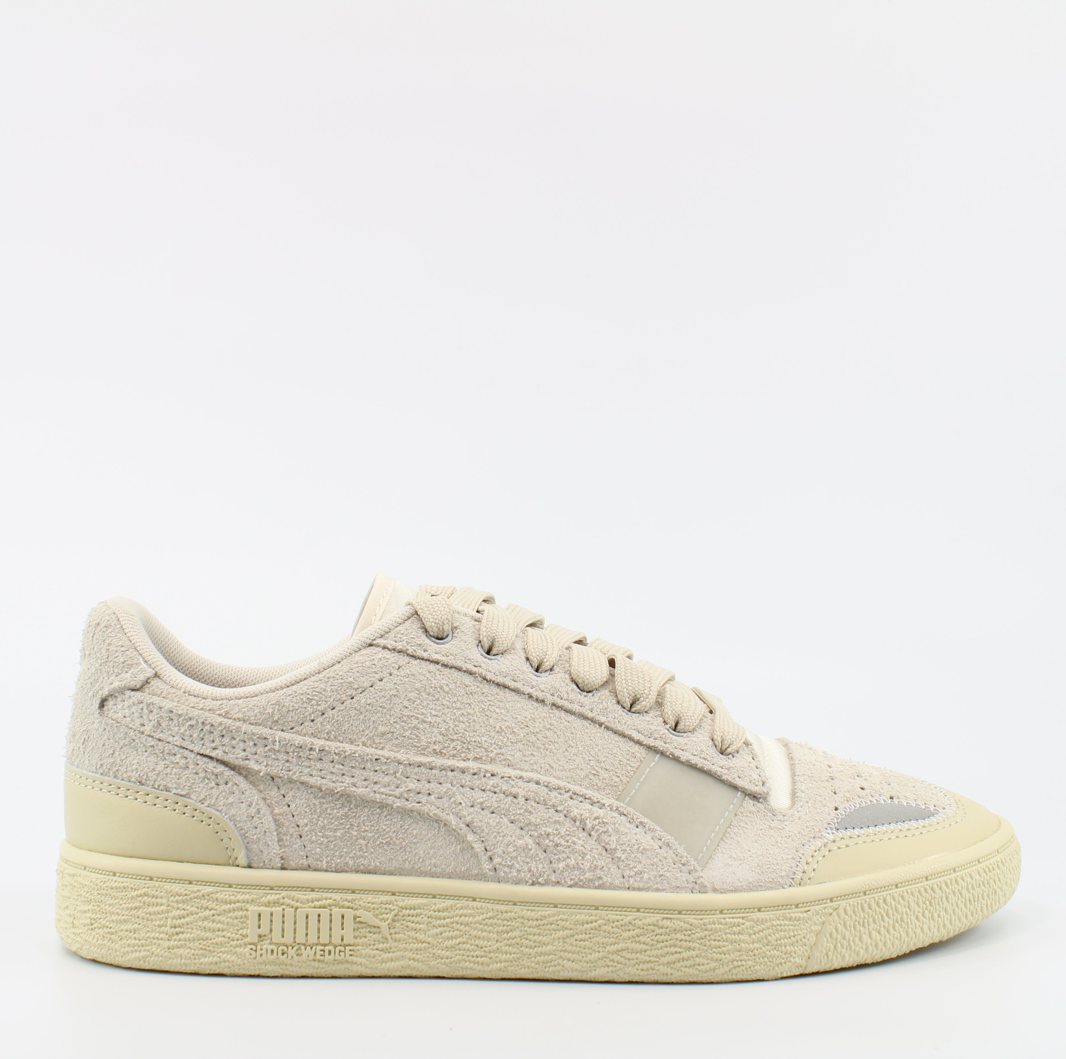 Thumbnail - Puma Sampson Rhude Beige Textile Herren Schnürungstrainer 371392 01