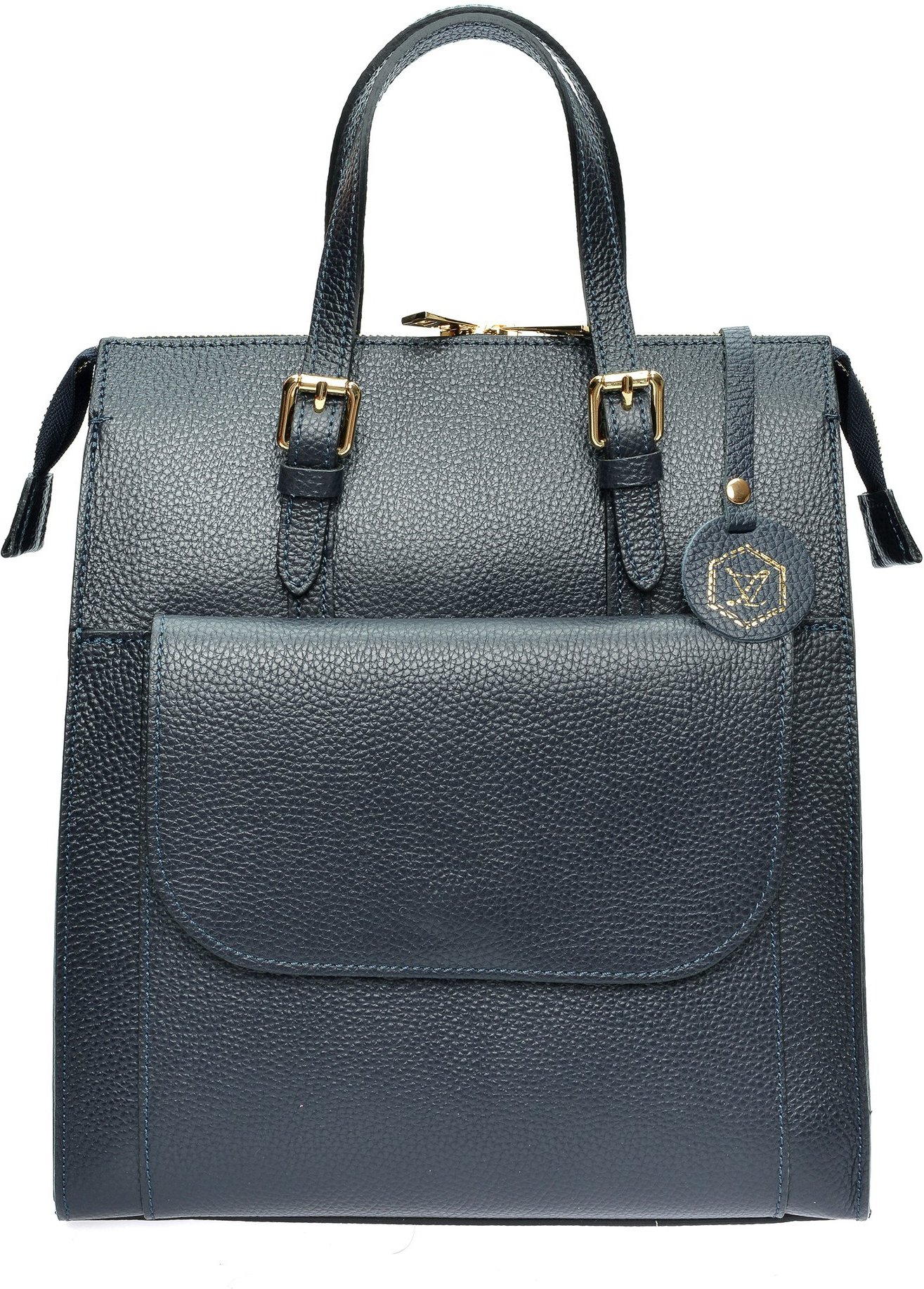 Luisa Vannini Blaue Leder Tasche