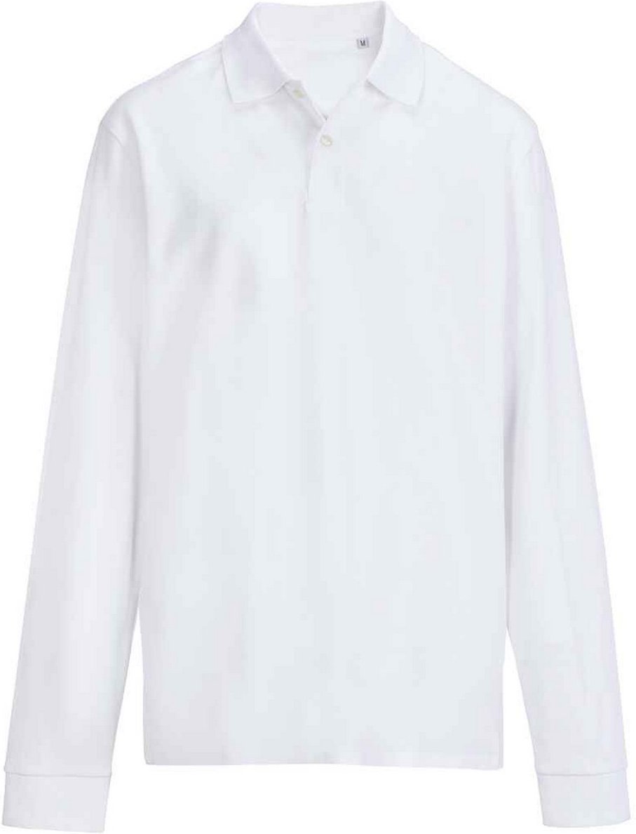 SOLS Unisex-Erwachsene Piqué-Langarm-Poloshirt (Weiß)
