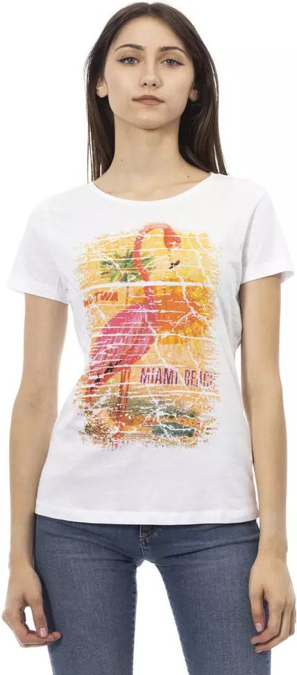 Trussardi Action Weiß Baumwolle Damen T-Shirt