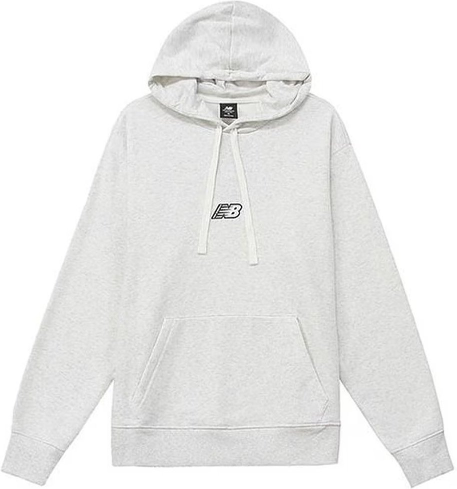 Neues Gleichgewicht NB Essentials Herren Heather Grey Hoodie