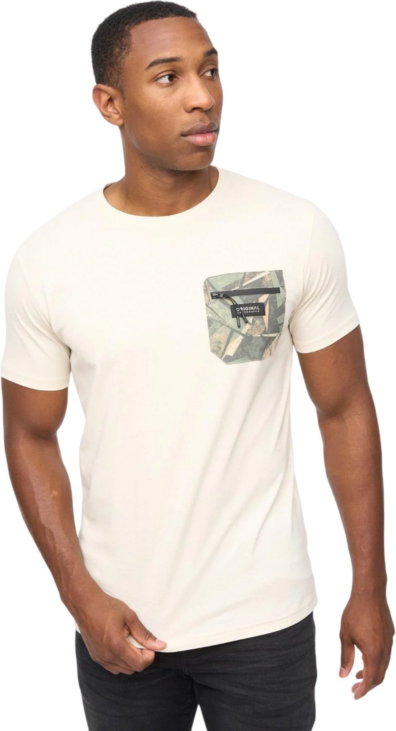 Crosshatch - "Campbox" T-Shirt für Herren (Naturweiß)