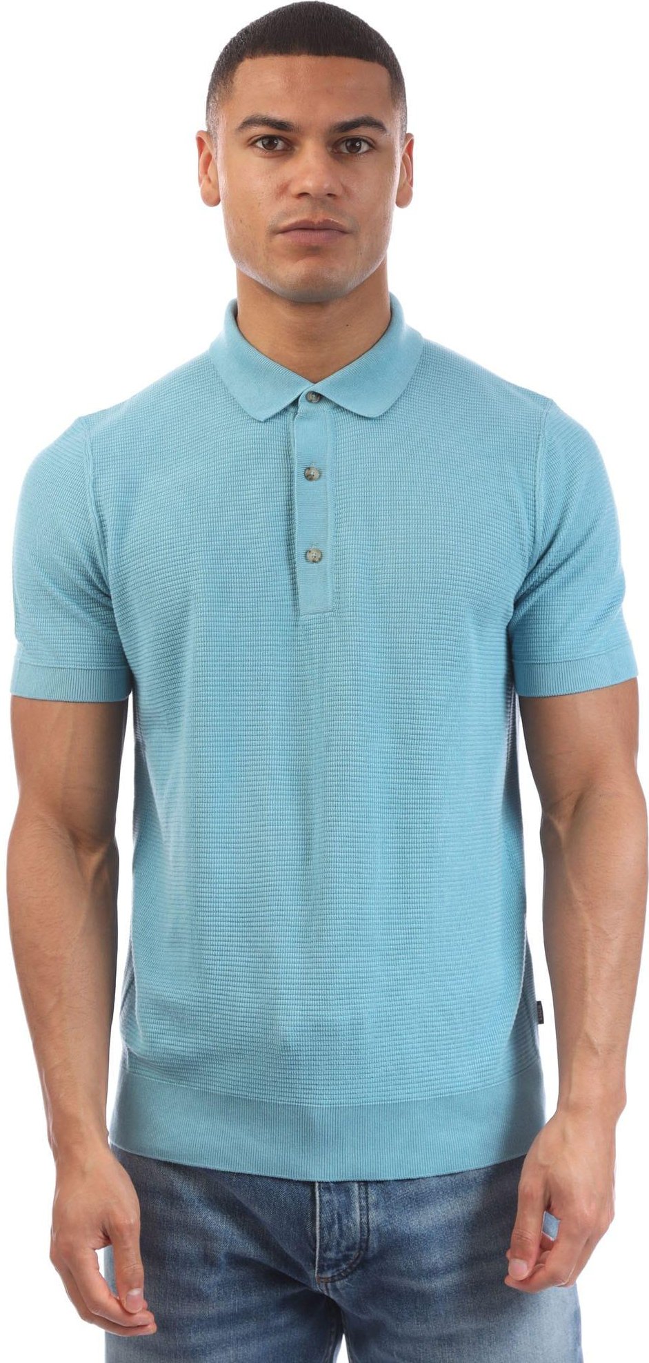 Boss - "H-Iannotti" Poloshirt für Herren, Jerseyware (Blau)