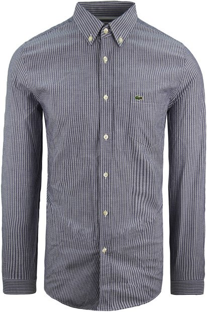 Lacoste Oxford reguläres Fit Herrenblau Hemd