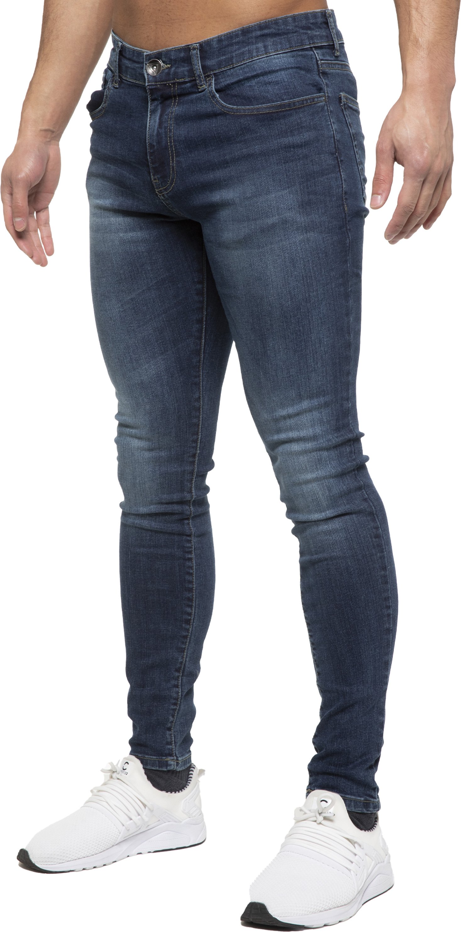 Thumbnail - ETO | Herren Designer Slim Skinny Fit Stretch Jeans