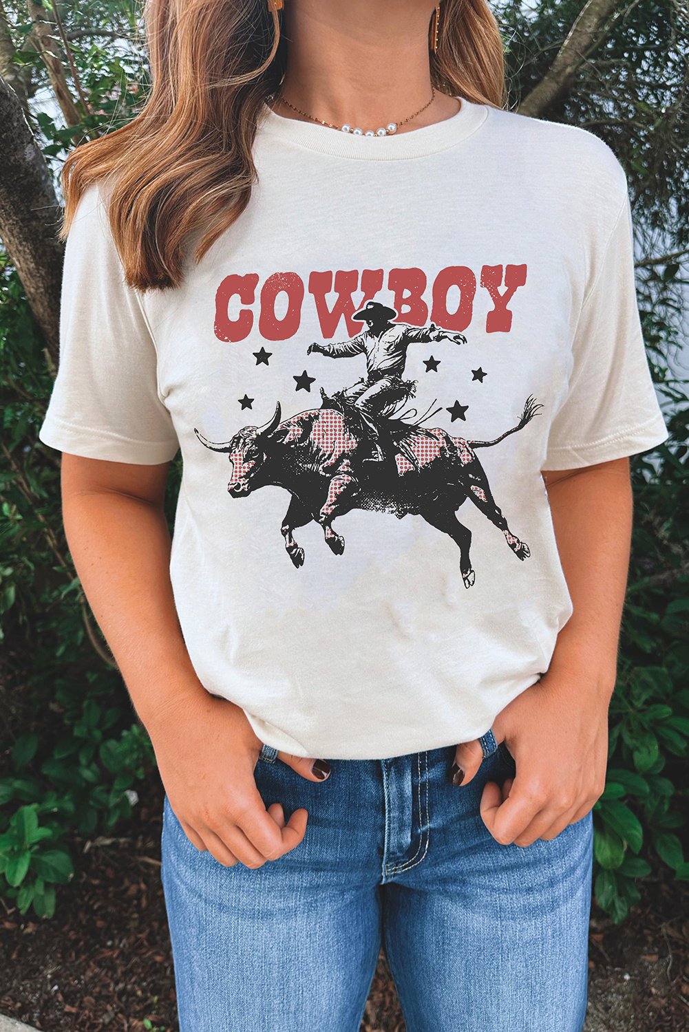 Cowboy Grafik Shirt