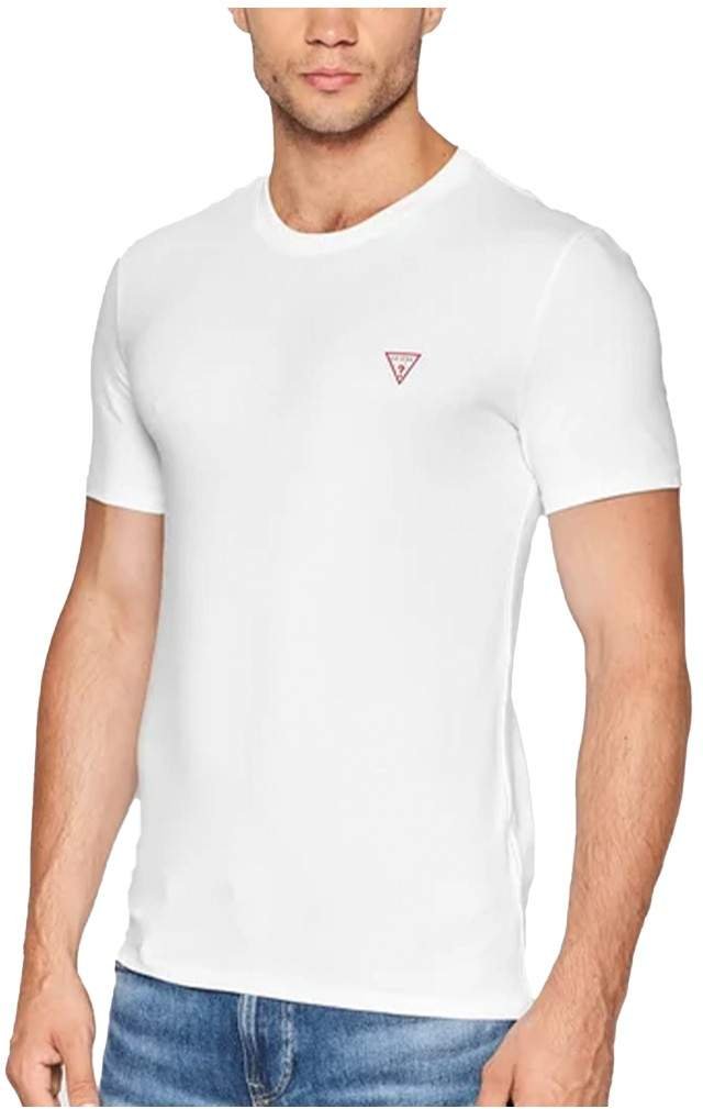 T-Shirt Guess Homme Classic rotes Logo-Dreieck