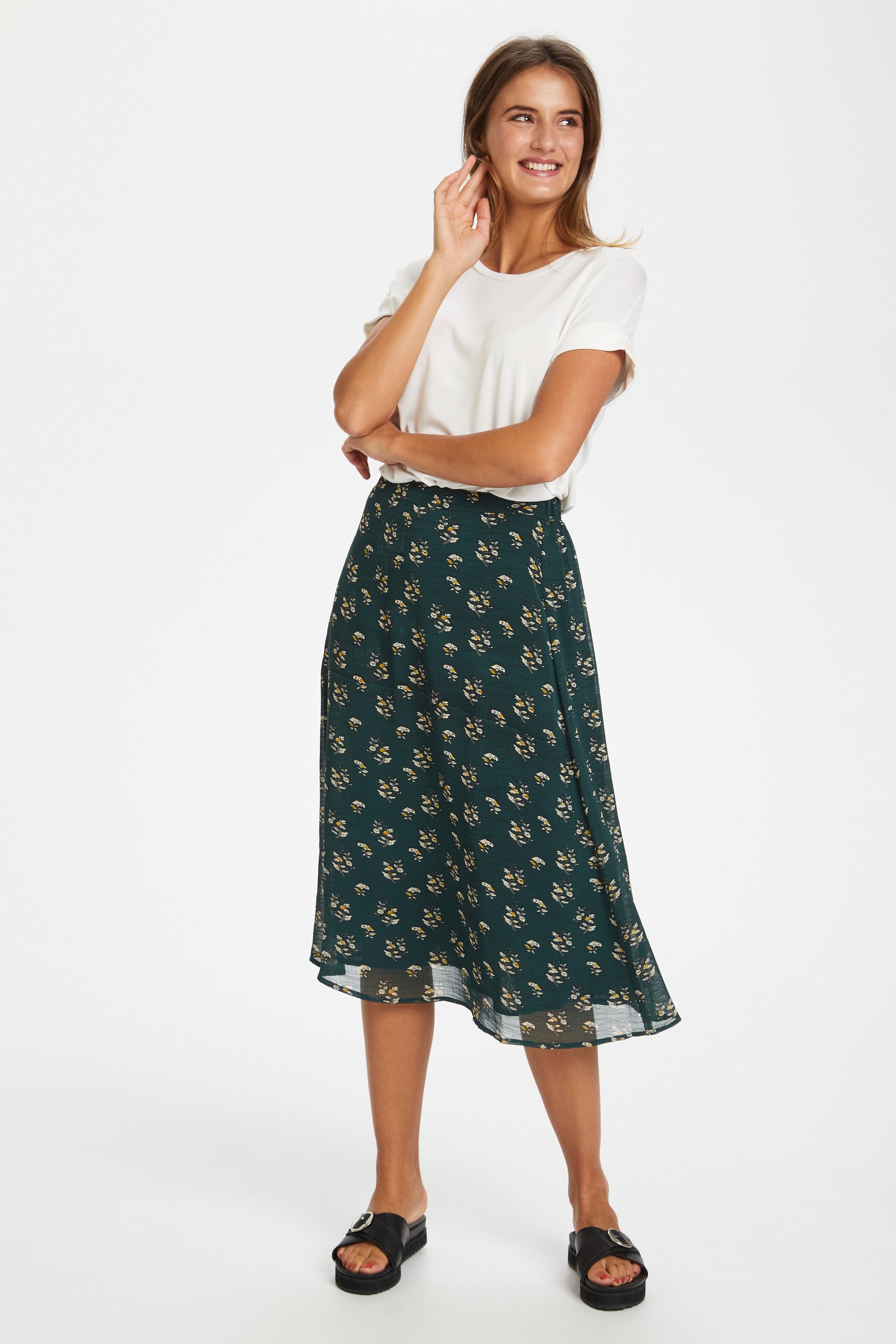 T-Shirt mit lockerer Passform white