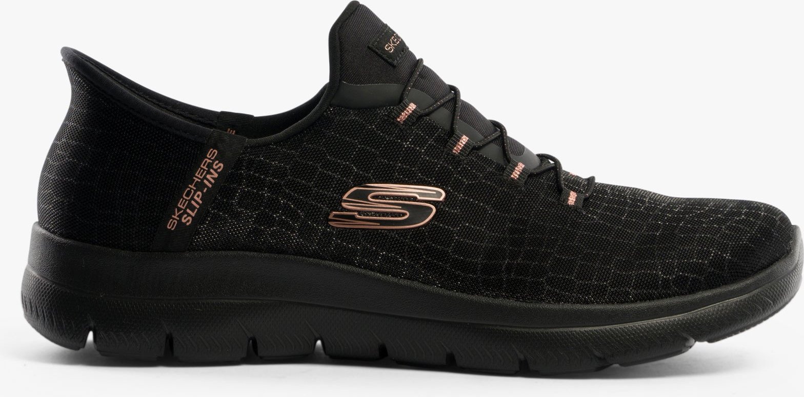 150128/BKGD SUMMITS-CLASSY NIGHT Damen Sneaker Schwarz/Gold