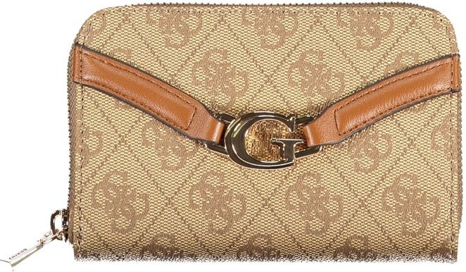 Beige Polyethylen-Brieftasche
