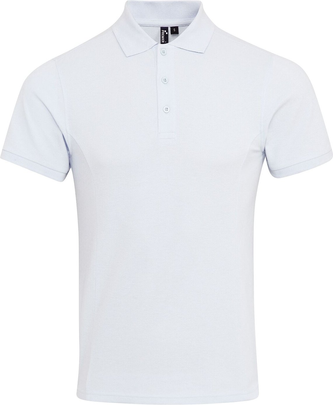 Premier Mens Coolchecker Plus Pique Polo mit CoolPlus (Weiß)