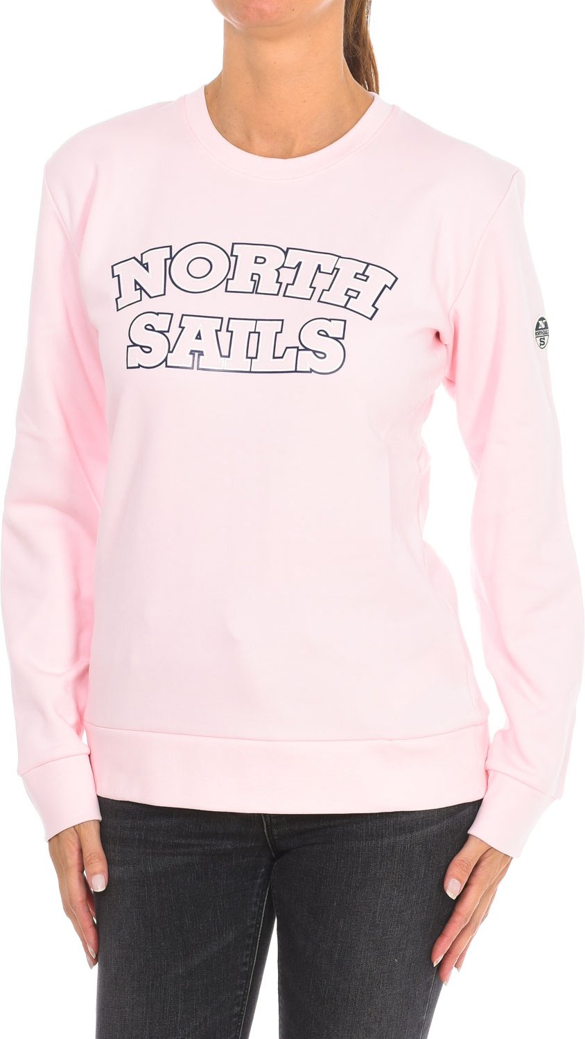 Langärmeliges Damen-Sweatshirt mit Rundhalsausschnitt 9024210