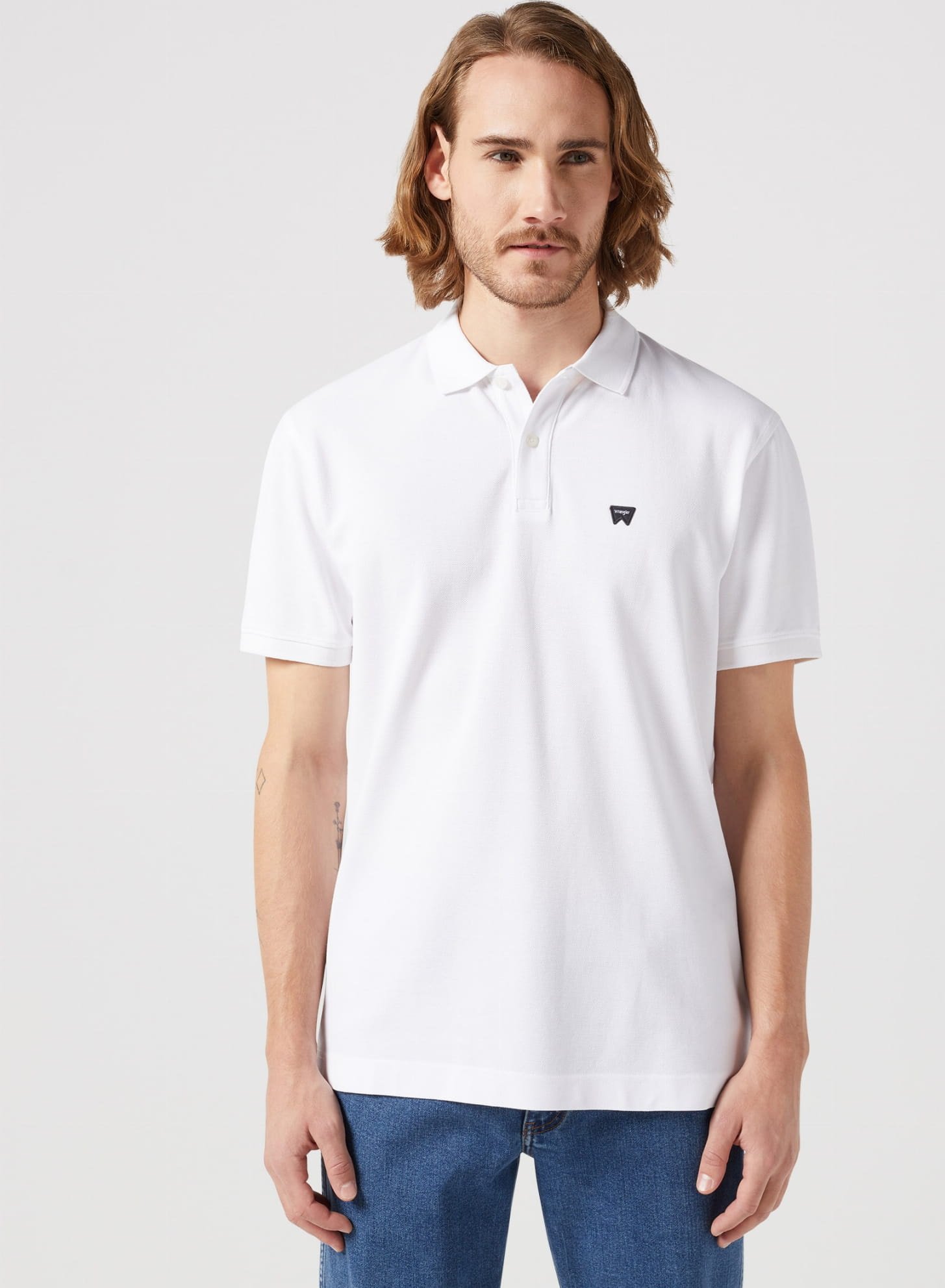 Wrangler S POLO TEE WHITE