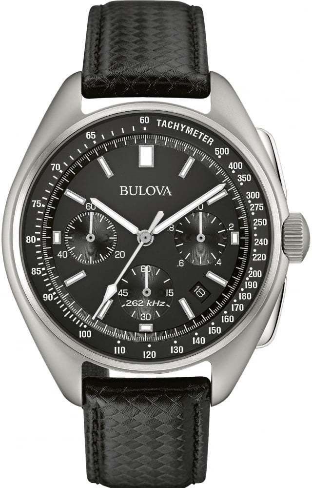 Bulova Lunar Pilot Schwarz Herren Armbanduhr 96B251