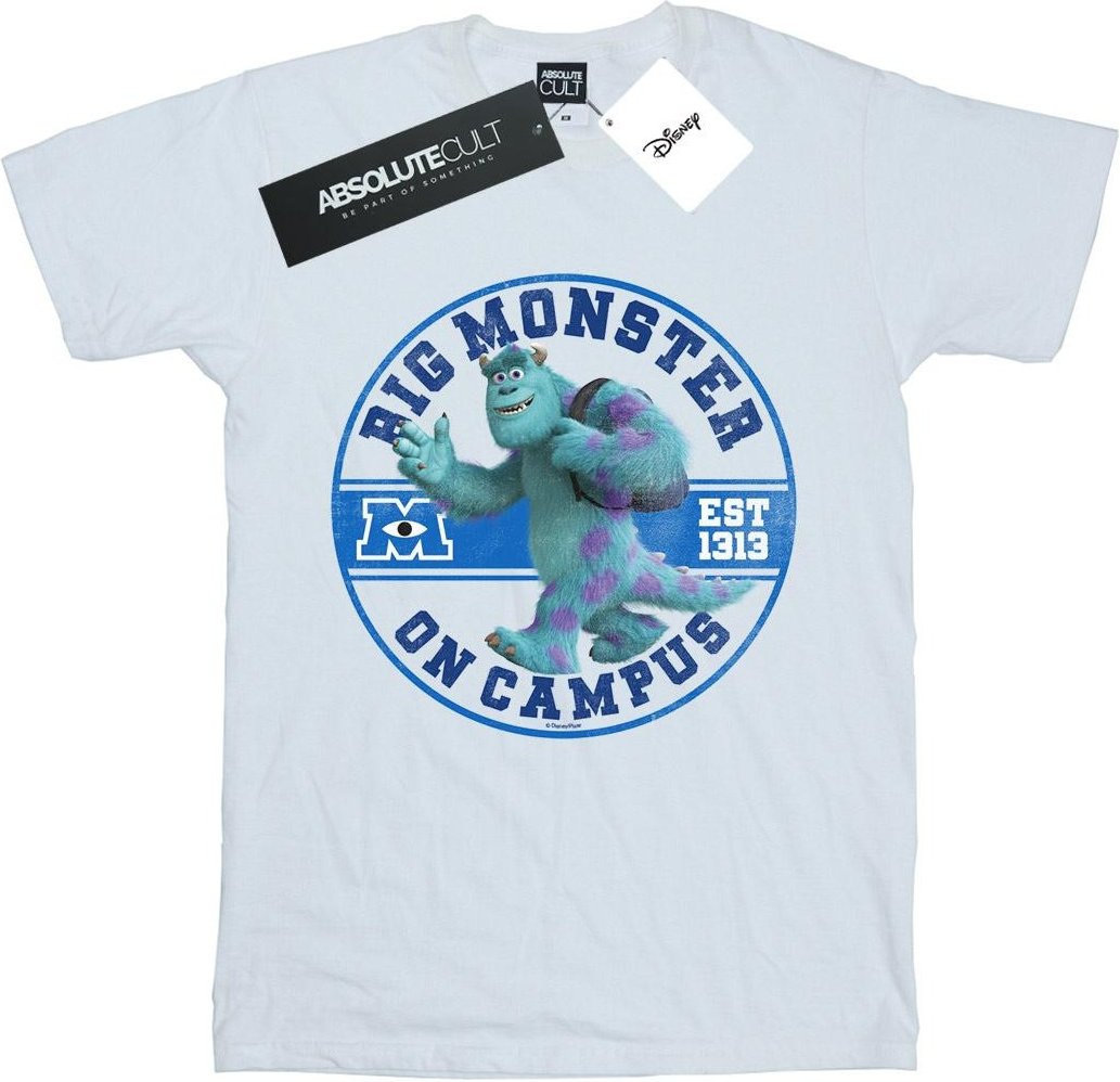 Disney - "Monsters University Monster On Campus" T-Shirt für Herren (Weiß)