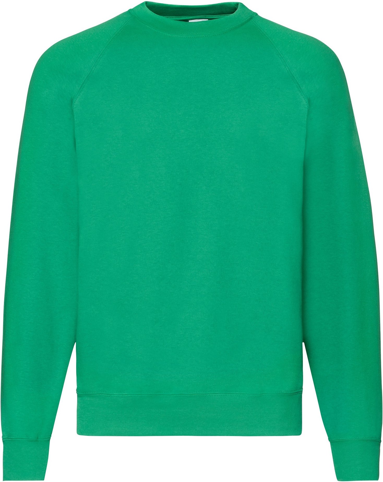 Fruit Of The Loom Herren Raglan-Ärmel Belcoro® Sweatshirt (Kelly Green)