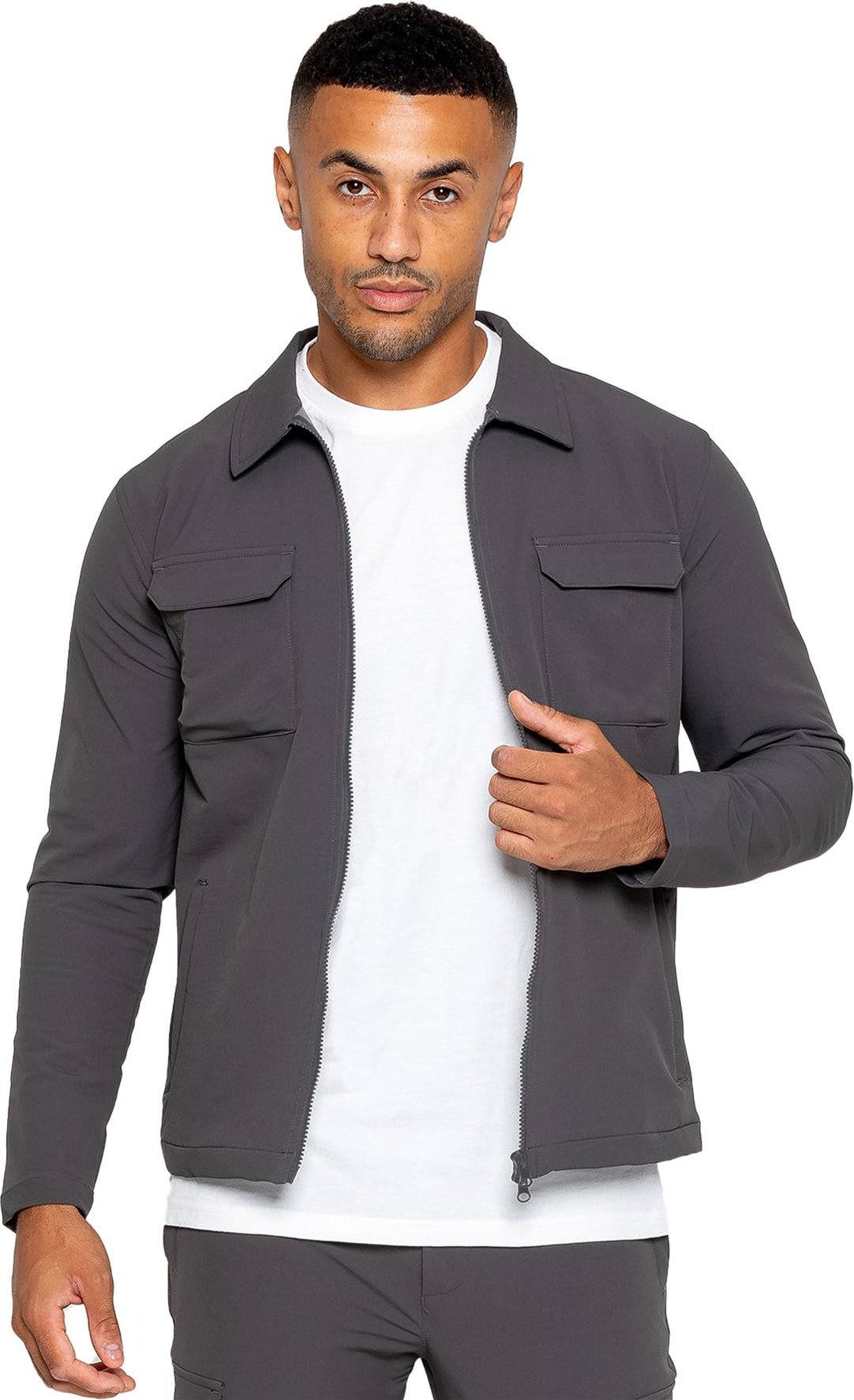 Enzo | Herren Cargo-Hemdjacke