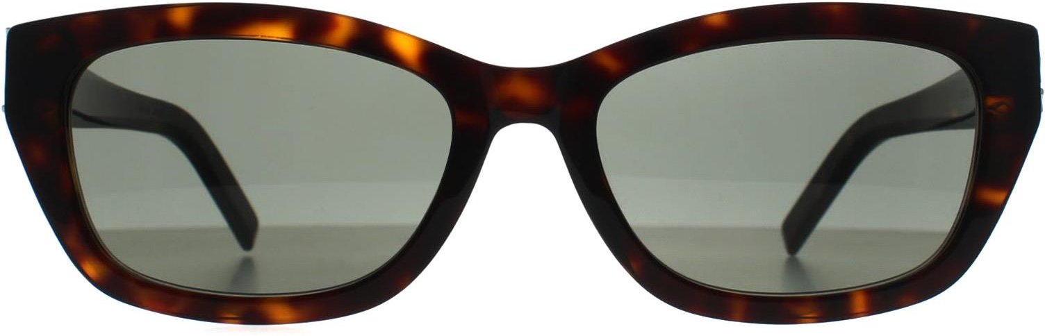 Saint Laurent Cat Eye Damen dunkel gefleckt Havanna grau SL M153