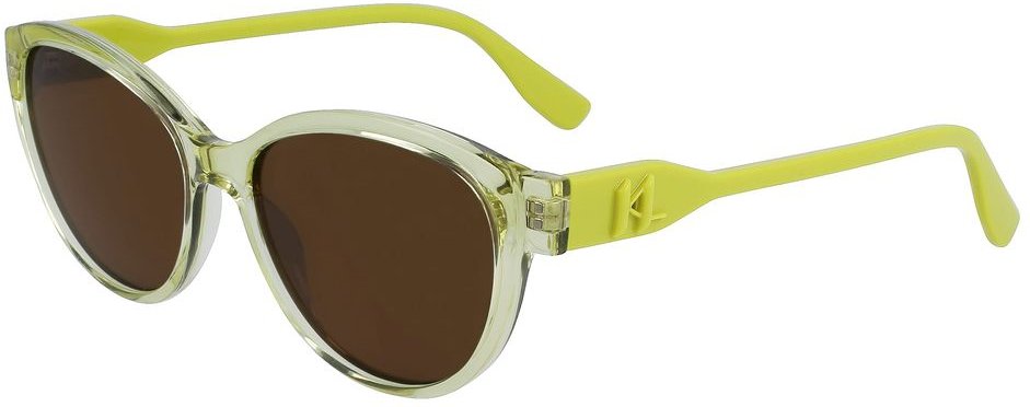 Karl Lagerfeld Gelbe Eingespritzte Sonnenbrille