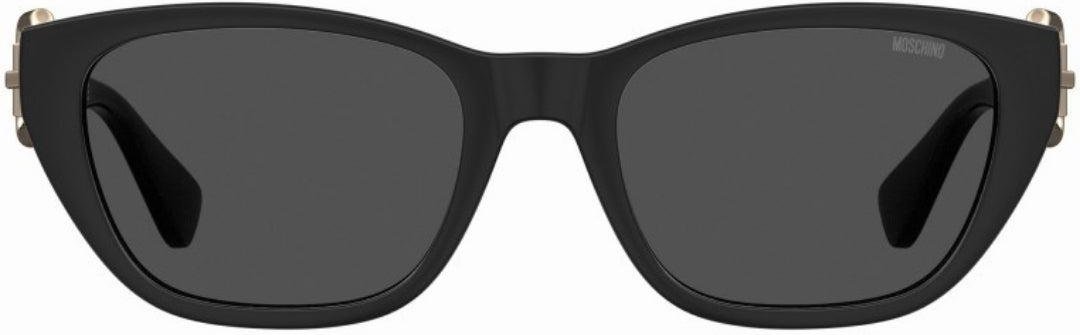 Moschino - Schnalle-Sonnenbrille für Damen (Schwarz)
