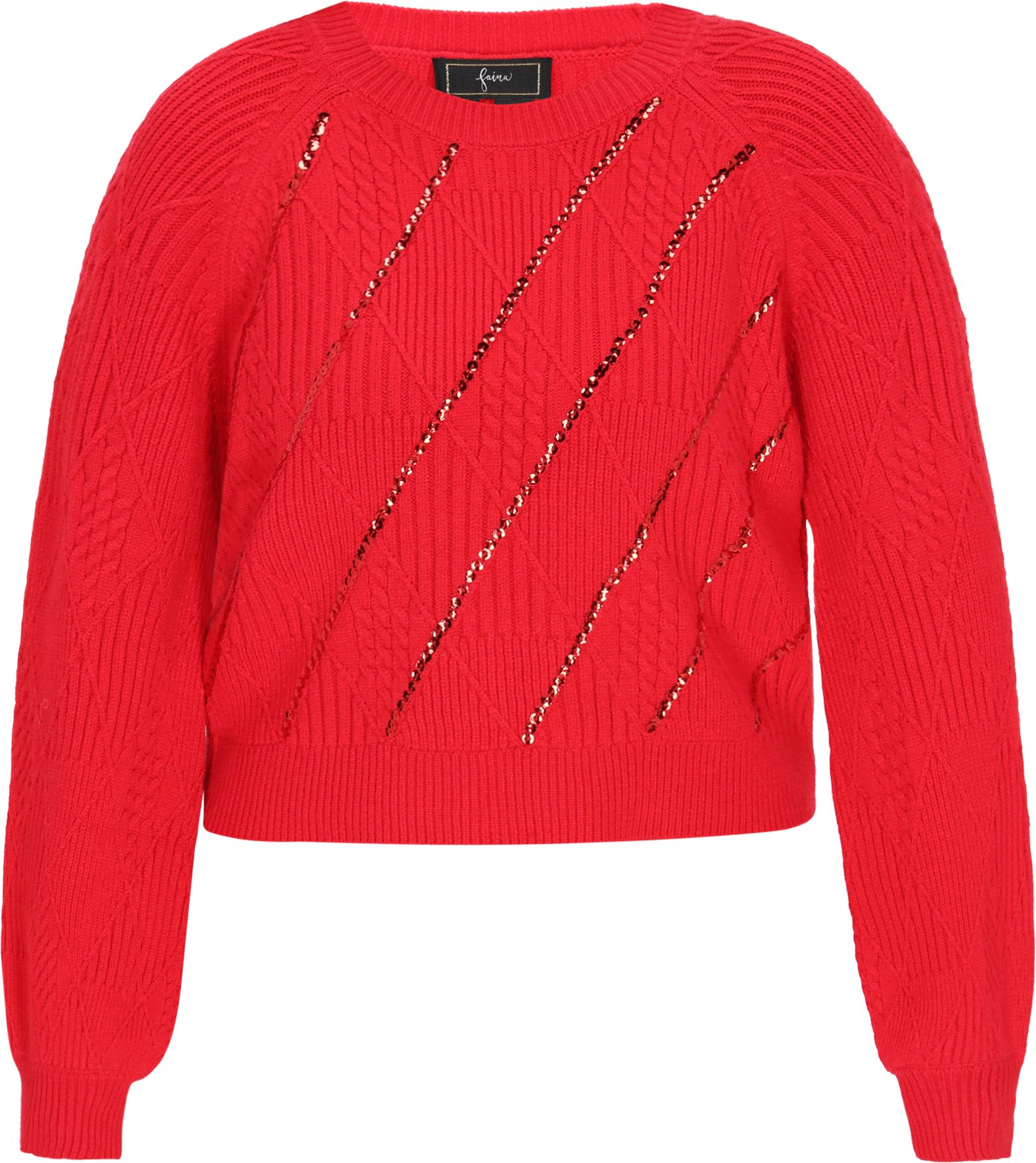Faina Pullover Frauen Rot
