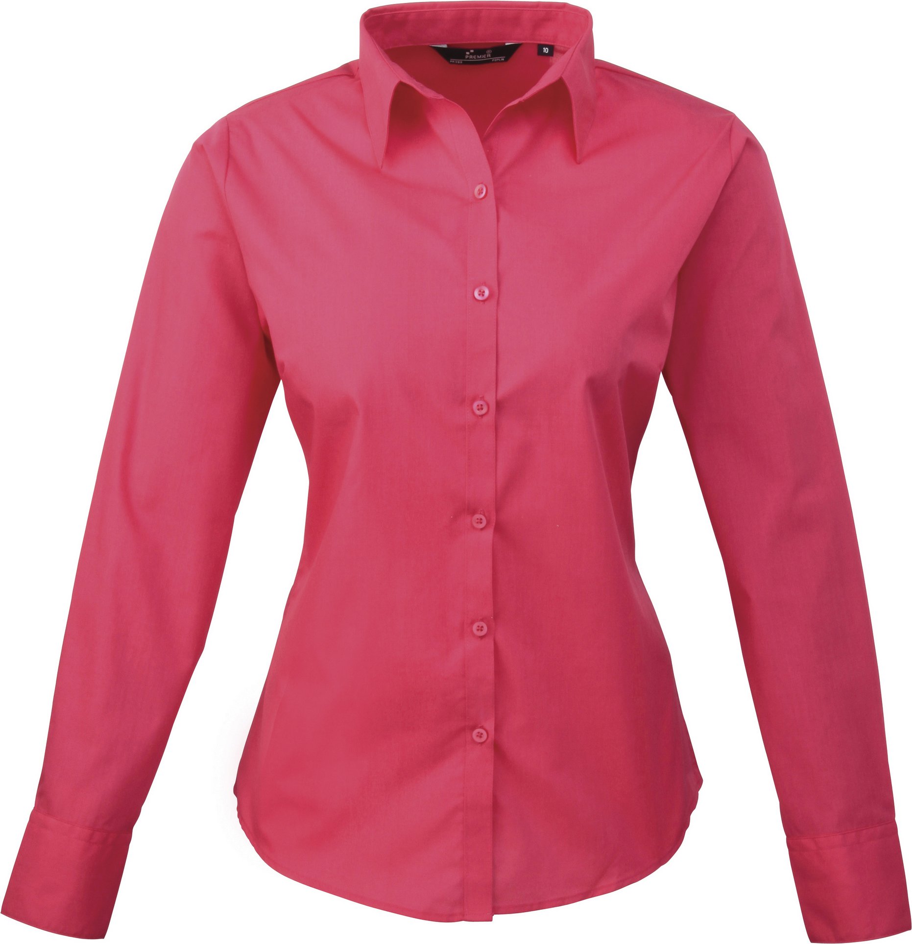 Premier - Bluse für Damen Langärmlig (Hot Pink)