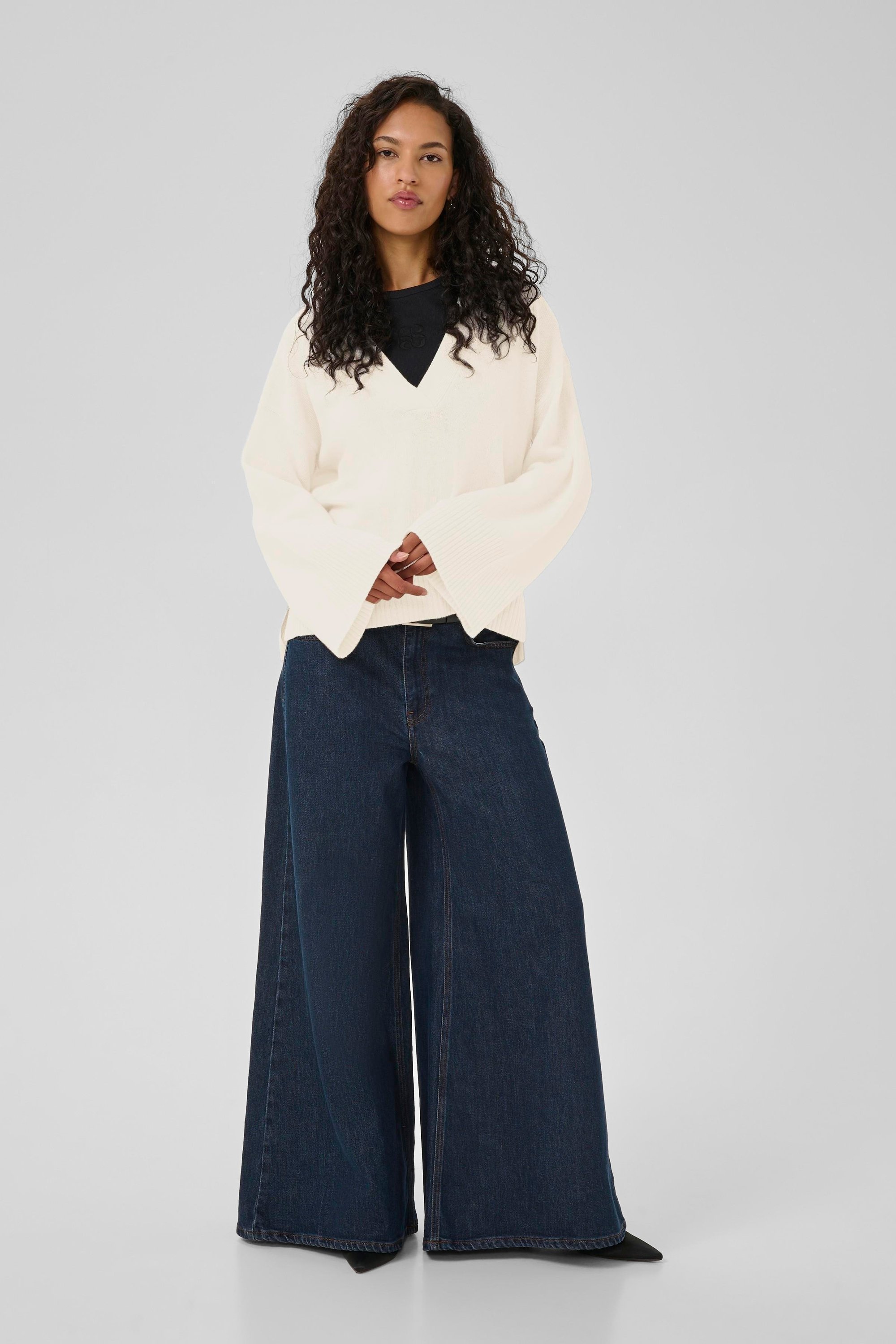 Strickpullover HuxiMW Regular fit white