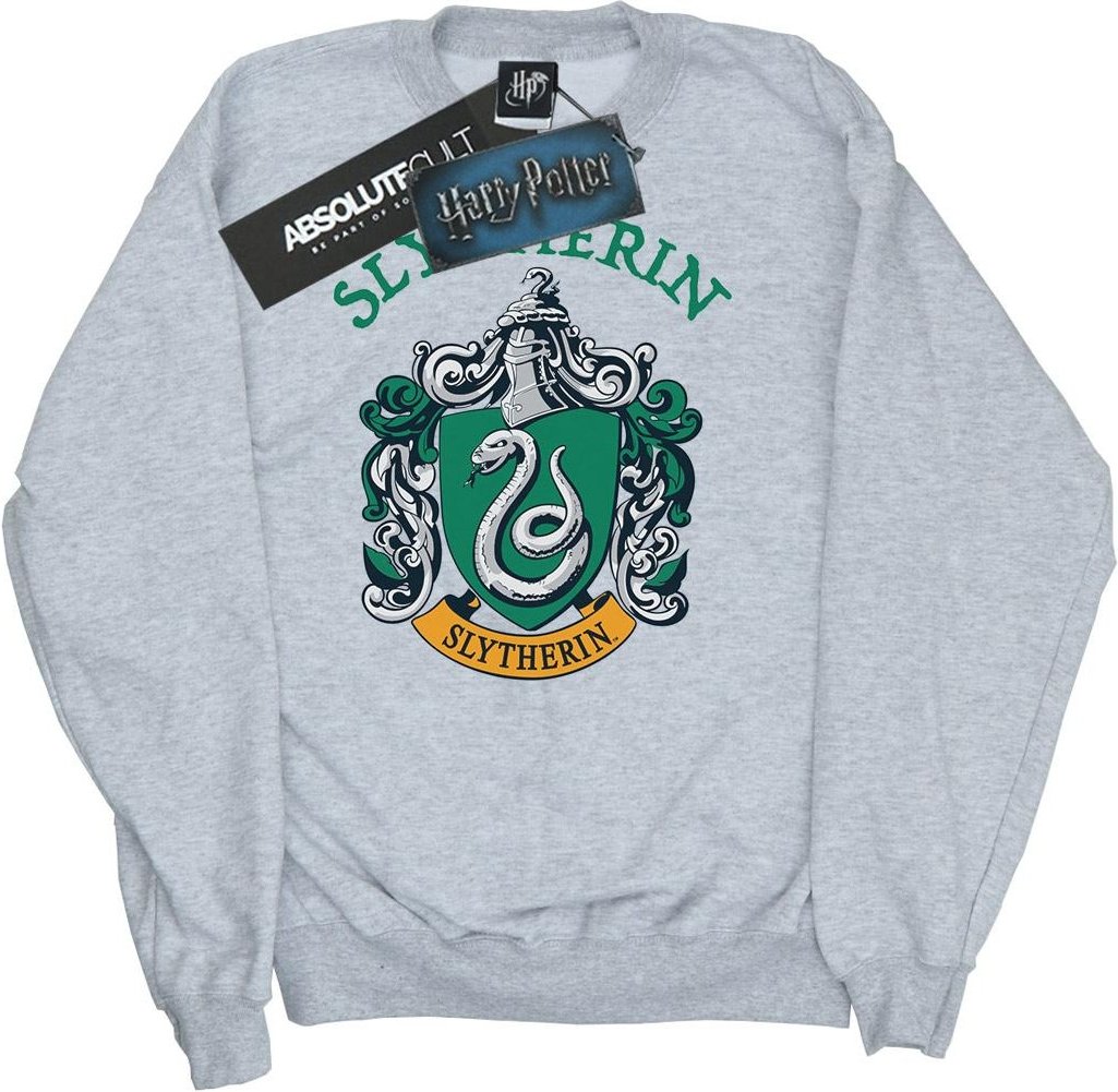 Harry Potter - "Slytherin" Sweatshirt für Mädchen (Grau)