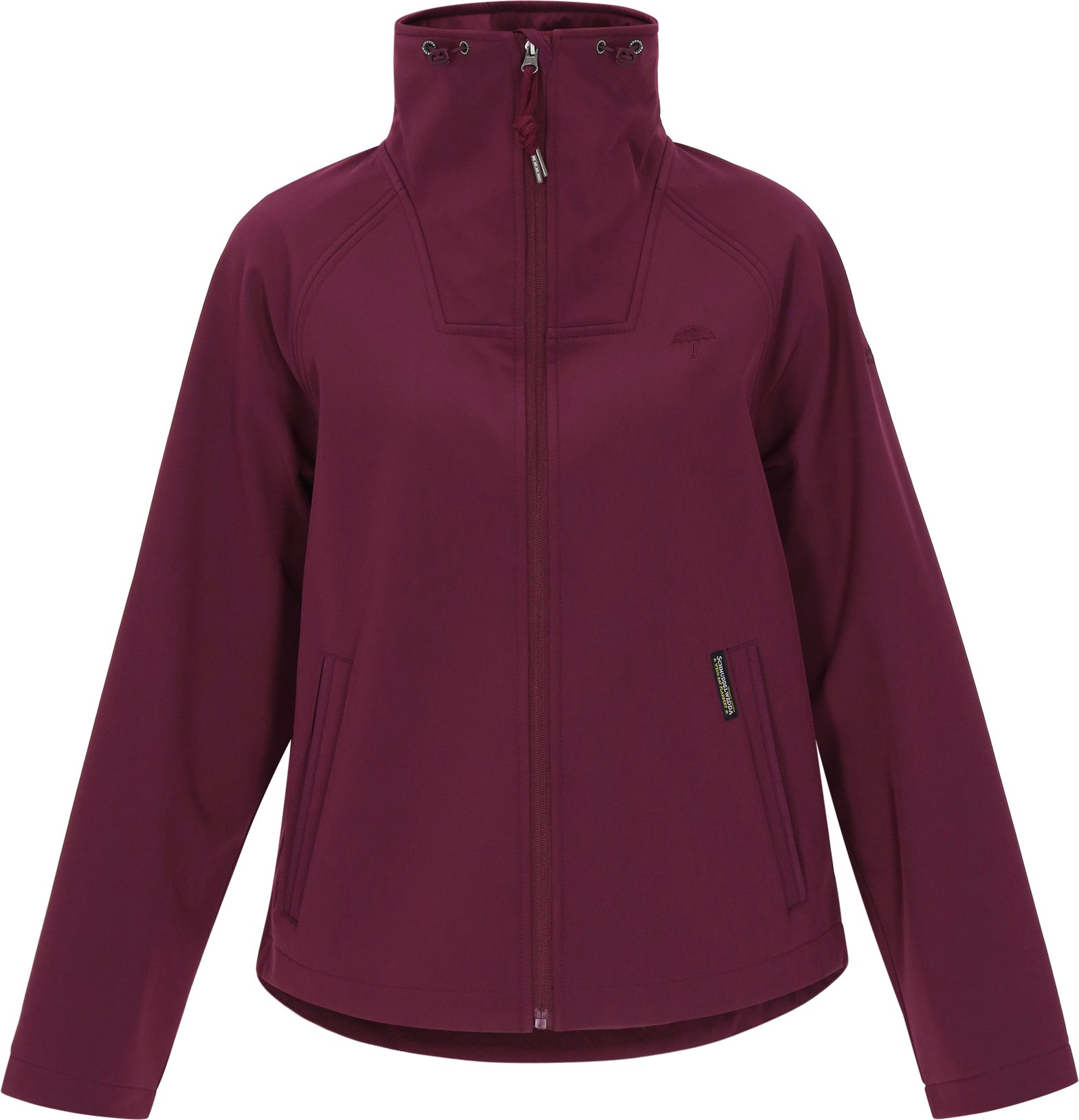 Schmuddelwedda Softshelljacke Frauen Burgund