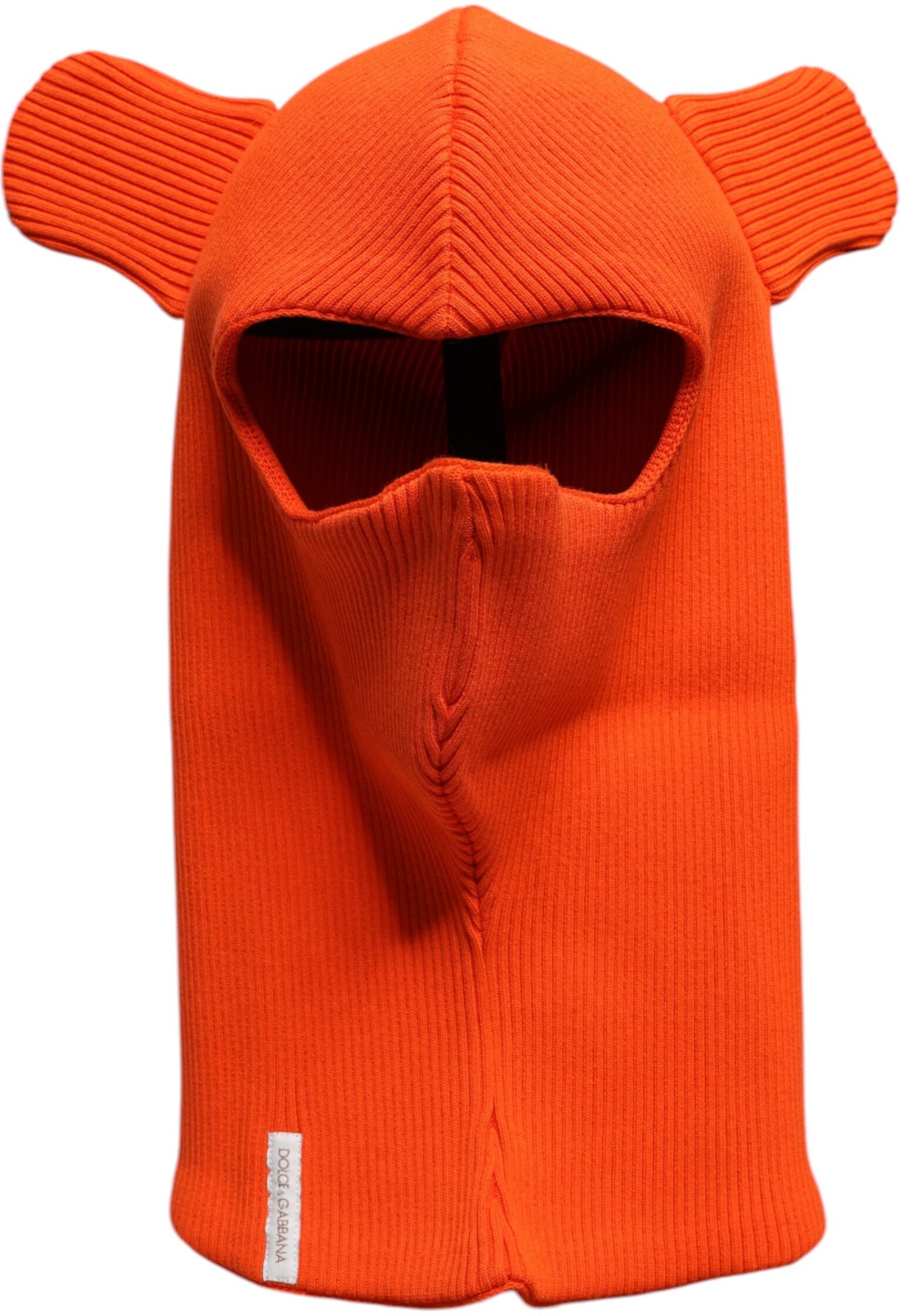 Rippstrick-Balaclava mit Ohrenklappen