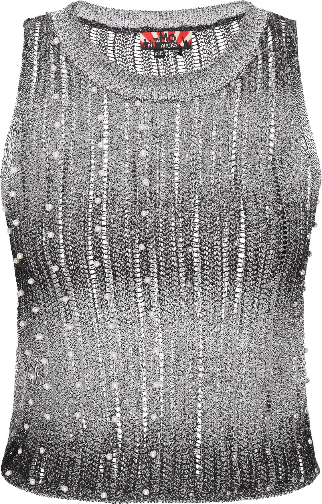 Mymo Weste Frauen schwarz-weiß