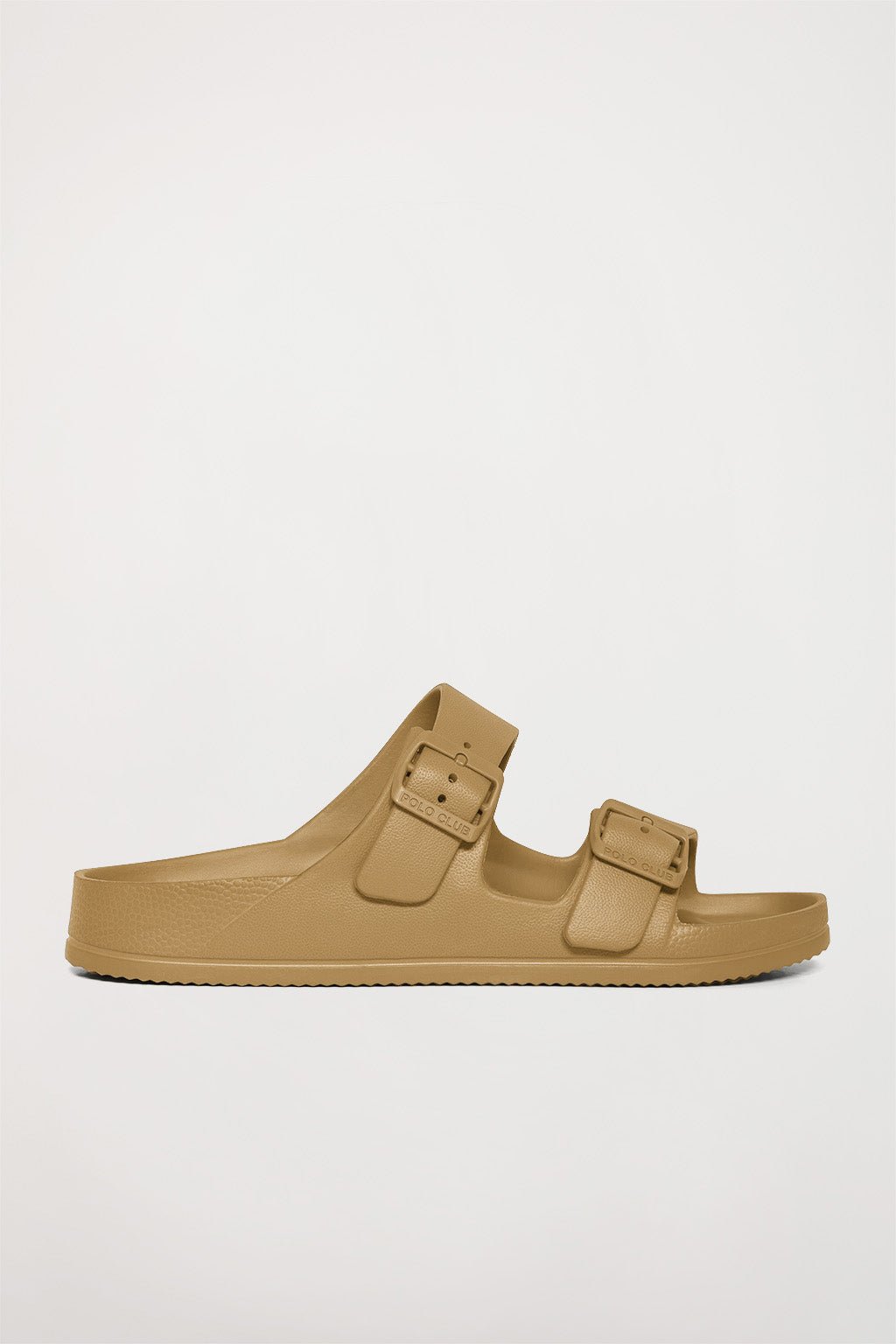 Bio-Sandalen mit Schnalle kamelfarben für Damen