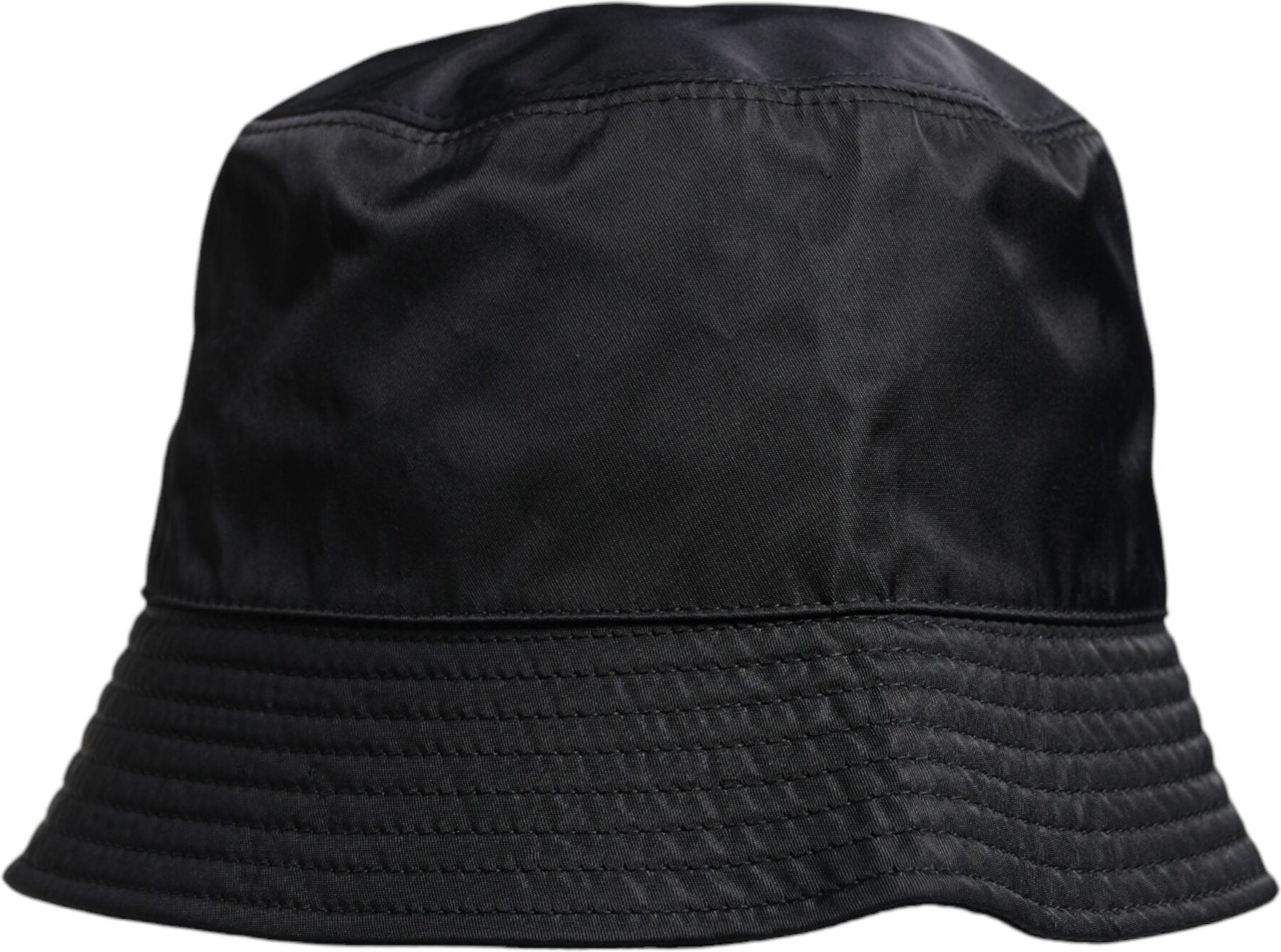 Dolce & Gabbana Schwarzer Baumwoll-Breitenrand Bucket Hat
