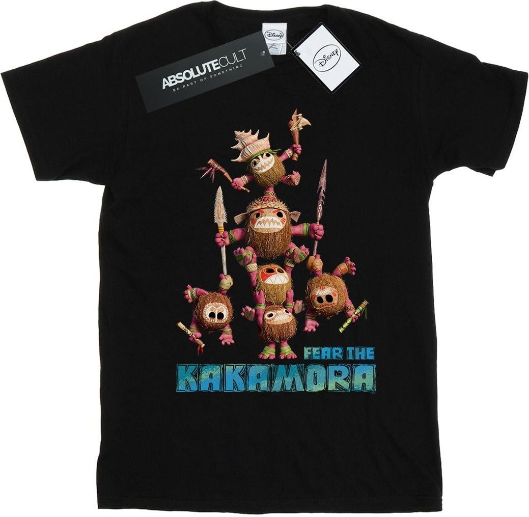 Disney - "Moana Fear The Kakamora" T-Shirt für Mädchen (Schwarz)